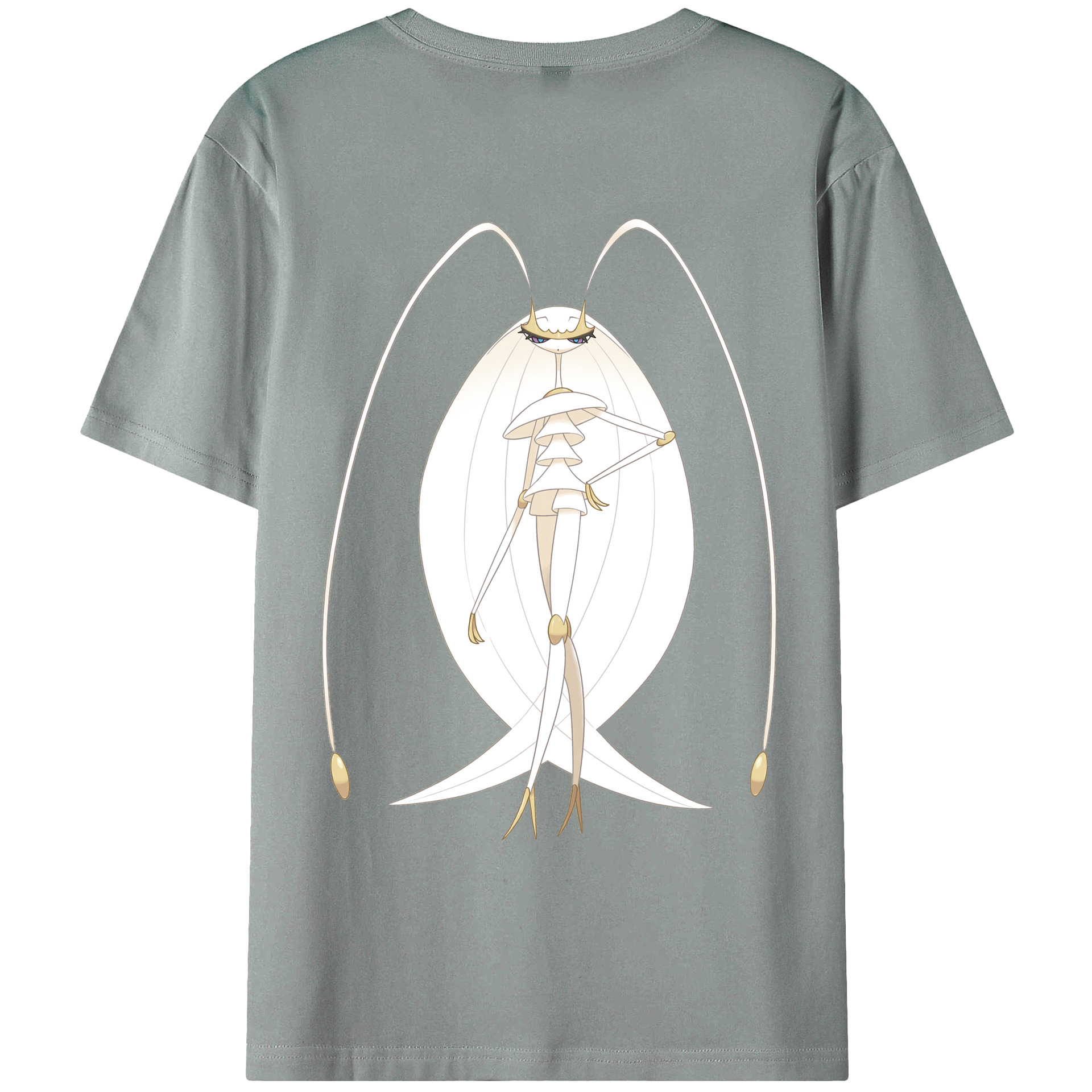 （画像用） ポケットモンスター Pokémon 綿100％ メンズ半袖Tシャツ（バックプリント） 通気性